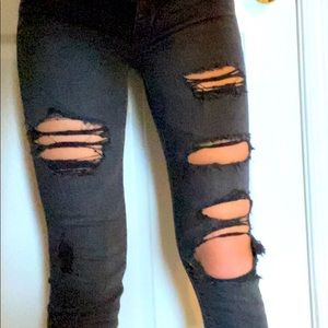 American eagle ripped jeans
